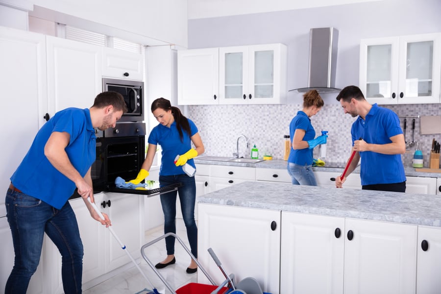 Cabinets And Floor Cleaning