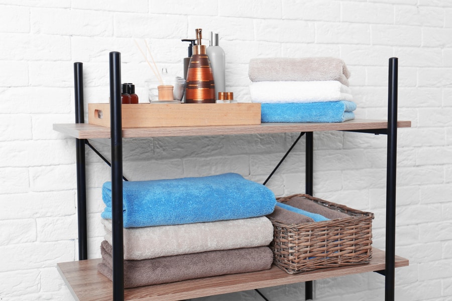 Clean Storage Shelving Unit