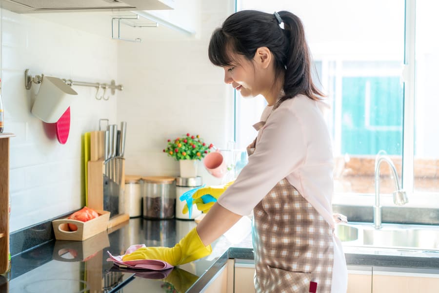 Cleaning The Kitchen