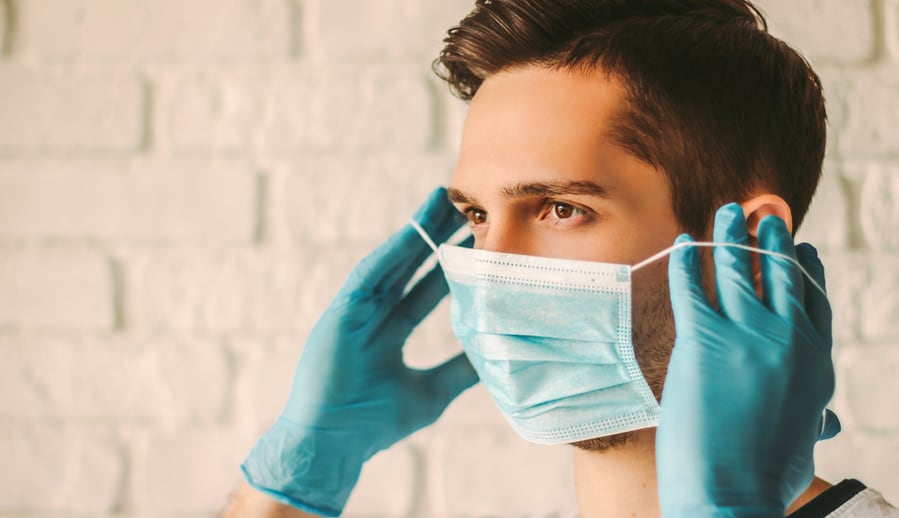 Man Wearing Ppe