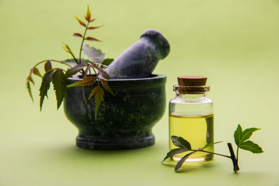 Neem Flower And Oil