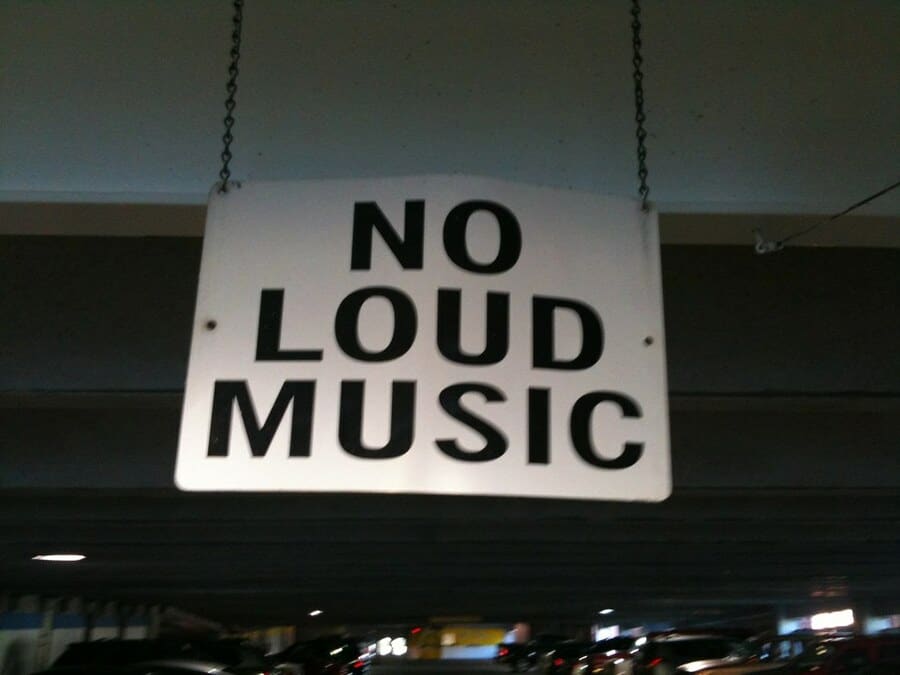 No Loud Music - Yellow Notice