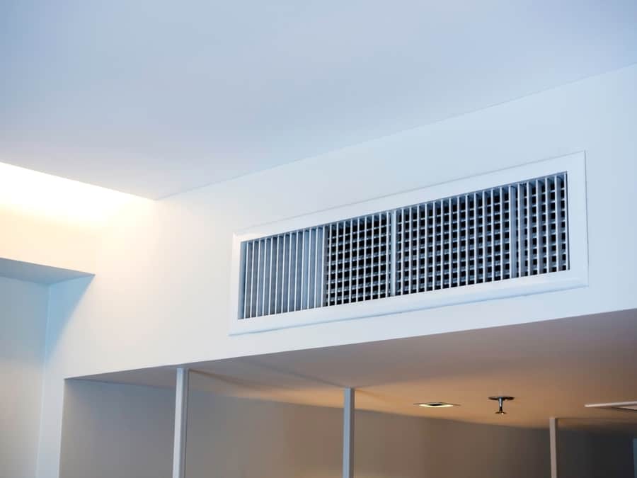 Ventilation System On Ceiling For Room