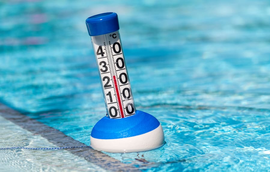 A Thermometer Indicates In The Swimming Pool 27 Degrees Water Temperature