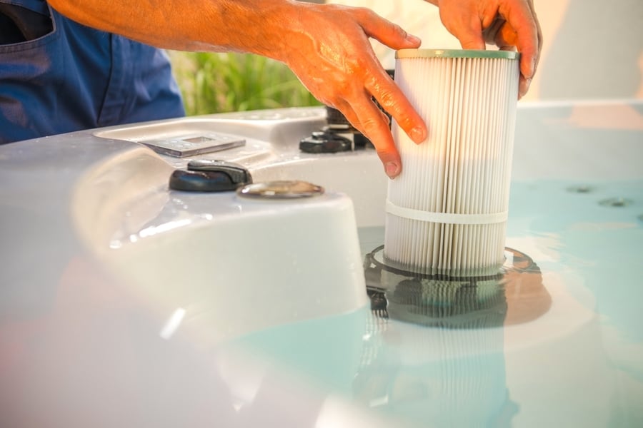 Change Your Hot Tub's Filter Regularly