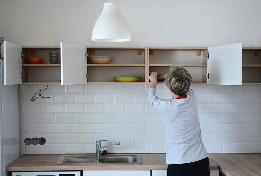 Clean Out The Kitchen Cabinets And Drawers