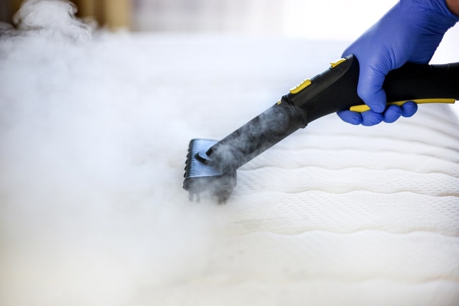 Cleaning And Disinfection Of The Mattress With Steam