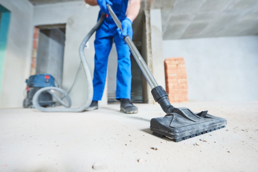 Cleaning The Floor