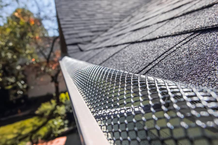 Install Wire Gutter Screens