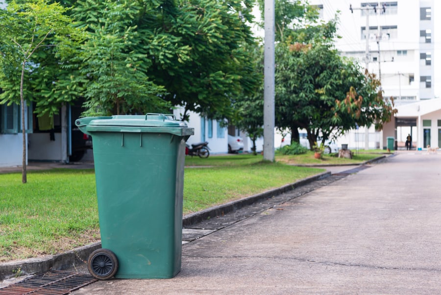 Keep Trash Cans Away From Your Home