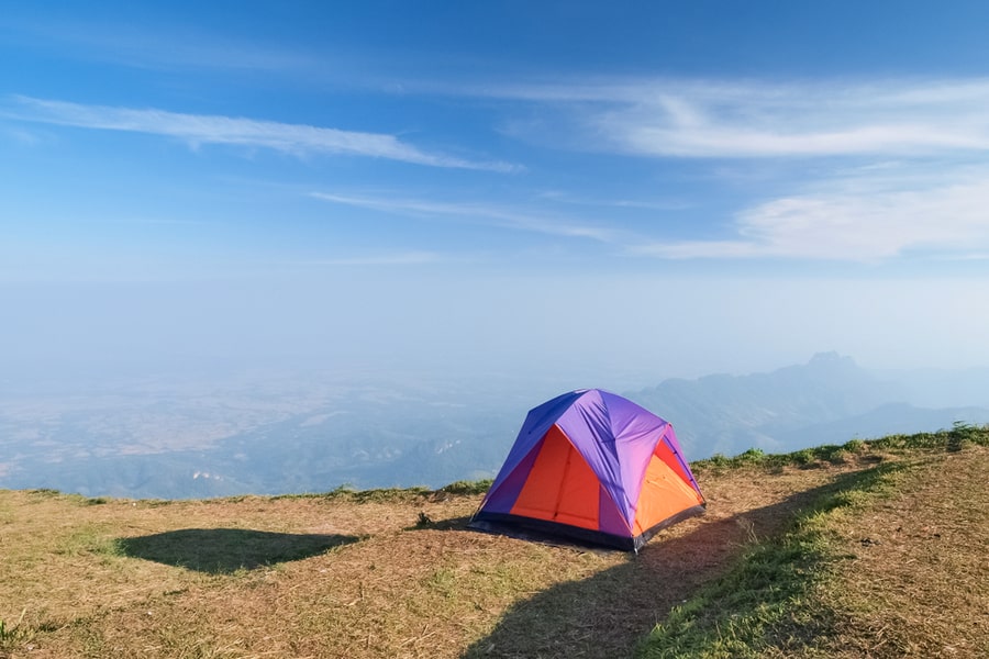 Tent On A High Ground