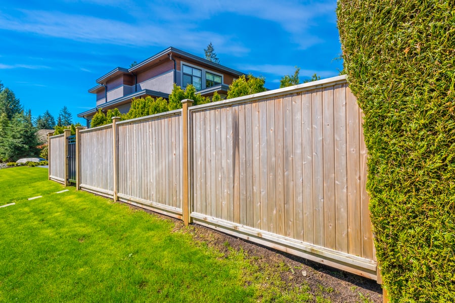 Wooden Fence For Protection