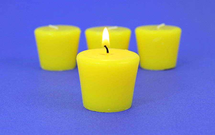 Place A Citronella Candle Inside The Pumpkin