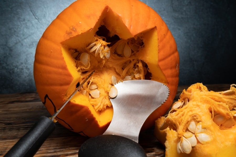 Remove All Pumpkin Guts