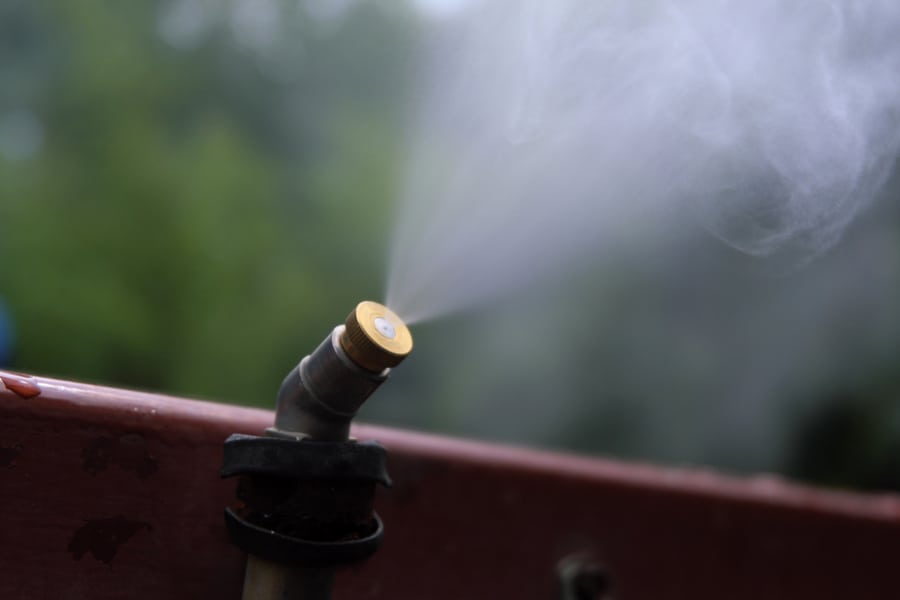 Utilize A Bug-Misting System