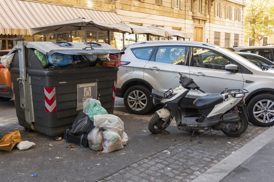 Avoid Parking Next To Trash